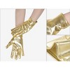 INSPIRE CHIC Women's Metallic Full Finger Wrist Length Gloves - 3 of 4