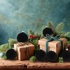 Every Day is Christmas Velvet 50ct 57cm/2.24" Christmas Ornaments, Shatterproof Christmas Tree Ornament Set, Flocking Ball Decorations - 4 of 4