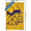 Trends International NFL Minnesota Vikings - Logo 25 Framed Wall Poster Prints - 3 of 4