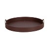 Kate and Laurel Oxbury Round Tray with Handles - 4 of 4