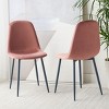 Blaire Dining Chair (Set of 2) - DCH2001 - Pink/Dark Grey - Safavieh - 3 of 4