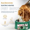 Farm Innovators P-60 1.5 Gallon Electric Heated Pet Water Bowl with Thermostatic Control and Anti Chew Cord Protector, 60 Watt, Green - 2 of 4