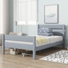 RISOKEYS Twin Bed Frame - Solid Wood Platform Bed with Headboard & Footboard,No Box Spring Needed | Easy Assembly for Apartments,Small Spaces - 2 of 4