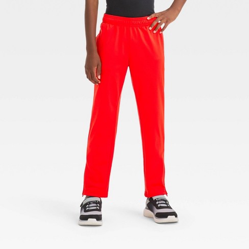 Boys' Track Joggers - All In Motion™ Red Orange Xs : Target