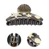 Unique Bargains Women's Elegant Scallop Hair Clips 4.06"x1.73"x2.20" 1 Pc - 3 of 3