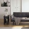 NicBex Occasional Table Classic Lattice Ends & Bottom Shelf, Affordable Side Table for Living Room - 3 of 4