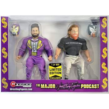Thousand $ Broski & Bare Minimum Brian 2-Pack Major Wrestling Figure Podcast Ringside 1 of 800 Action Figure