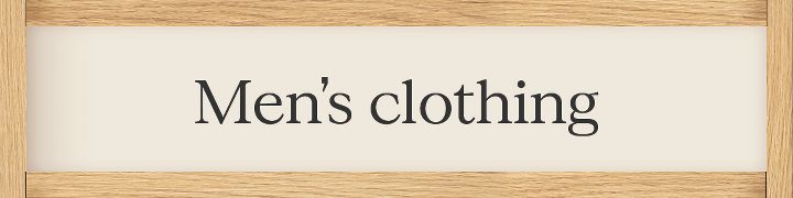 Men's clothing