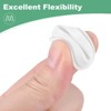 Unique Bargains Silicone Waterproof Durable Shock Absorption Mechanical Fasteners White - 4 of 4