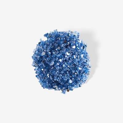 WestinTrends Fire Pit Fire Glass Tempered Glass Rocks for Fireplace Accessories