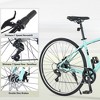 VASIP Shimano 7-Speed Hybrid Bike - Aluminum Frame, Dual Disc Brakes, 700C Wheels - Men/Women's City Bicycle - 3 of 4