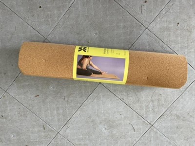 Natural Cork TPE Yoga Mat 5mm Green - All In Motion™