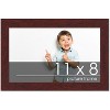 PosterPalooza | 11x8 Wood Frame with UV Acrylic, 6 Finishes: Black, White, Bronze, Silver, Wood, Mahogany - 2 of 4