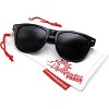 grinderPUNCH Retro NERD Geek Oversized BLACK Framed Clear Lens Eye Glasses for Men Women - 2 of 4