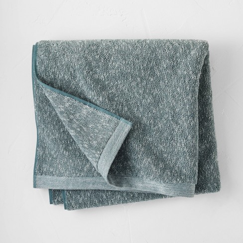 Quick-Dry Teal Organic Cotton Bath Towel + Reviews