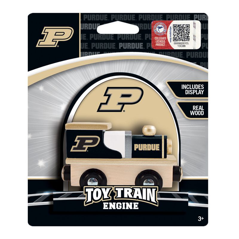 MasterPieces Officially Licensed NCAA Purdue Boilermakers Wooden Toy Train Engine For Kids, 3 of 6