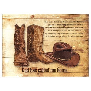 Dicksons God Called Me Home 15 X 11 Wood Print Overlay Wall Art Sign Plaque - 1 of 3