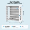 YIYIBYUS 7 Tier White Office Desk Desktop Organizers Letter Tray - 3 of 4
