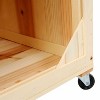 Lirago 31.5"L x 24.2" W x 53"H3-Tier Raised Garden Bed with Trellis Vertical Planter Box - 3 of 4