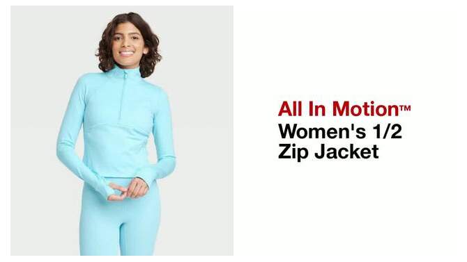 Women's 1/2 Zip Jacket - All In Motion™, 2 of 11, play video