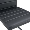 ChicFurnit Dining Sets of 2 pcs Heavy Duty Chair Set with Thick Cushions and Iron Frame for Home or Office, Black, 21.5"*17.2"*35.7" - 4 of 4