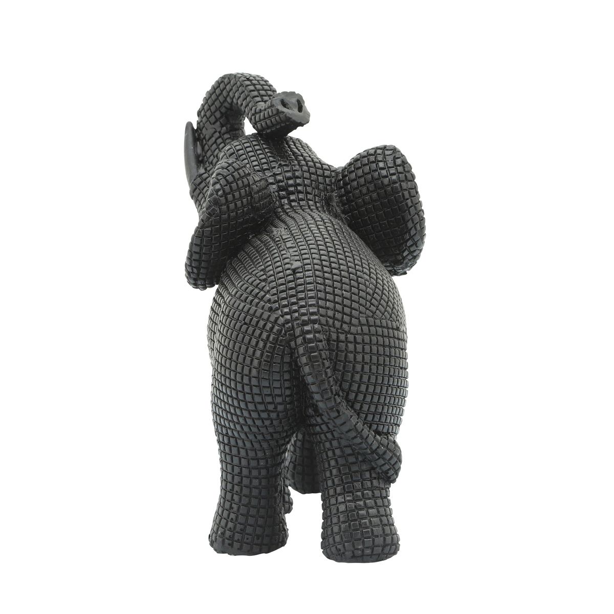 Sagebrook Home 7" Elephant Sculpture - Decorative Polyresin Elephant Statue For Home Decor - Table Accent, Desktop Figurine - thumbnail 8