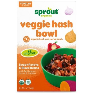 Sprout Foods Toddler Meal Sweet Potato Hash Breakfast Bowl Baby Meals - 5oz - 1 of 3
