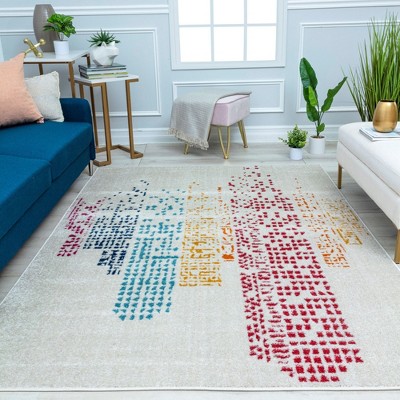 Mason Brooks Azalea AZ80A Contemporary Geometric Area Rug