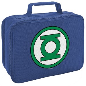Green Lantern Logo Insulated Soft Sided Lunch Box - 1 of 4