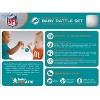 BabyFanatic Wood Rattle 2 Pack - NFL Miami Dolphins Baby Toy Set - 4 of 4