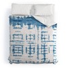 Ninola Design Shibori Checks Stripes Comforter Set - Deny Designs - 2 of 3
