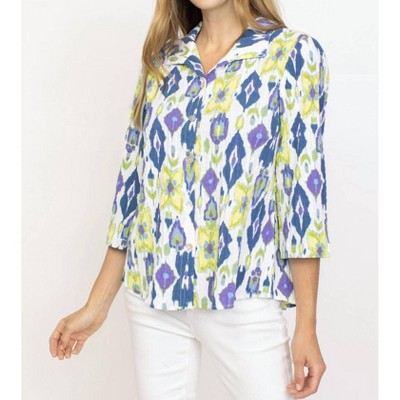 Women's Ikat Print Swing Shirt - habitat