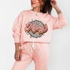 Simply Sage Market Mama Leopard Circle Lightweight Garment Dyed Sweatshirt - 2 of 4