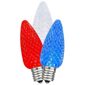 Novelty Lights C9 LED Faceted Christmas Replacement Bulbs Dimmable - 1 of 4