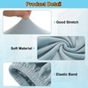 Unique Bargains Elastic Living Room Bedroom Square Foot Stool Cover - 3 of 4