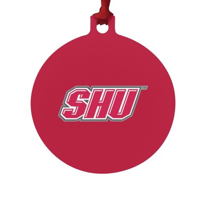 Sacred Heart University Primary Logo Aluminum Holiday Christmas Tree Ornament