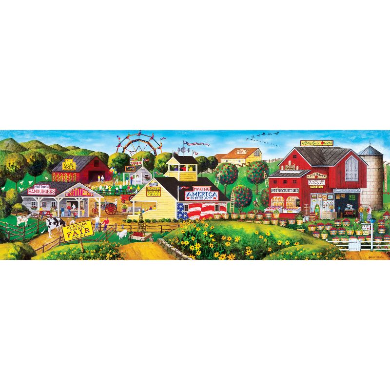 MasterPieces 1000 Piece Jigsaw Puzzle - Apple Annie's Carnival - 13"x39", 3 of 7