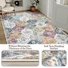Area Rug, Rugs for Living Room, Washable Rug, Vintage Rugs for Entryway, Traditional Floor Cover, Thin Carpet, Kitchen Distressed Non Slip Mat - 2 of 4