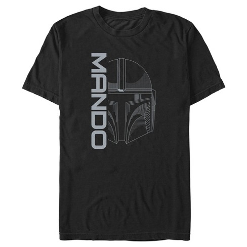 Men's Star Wars: The Mandalorian Mando Helmet T-Shirt - image 1 of 4