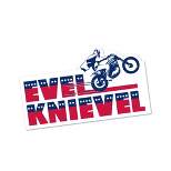 Crowded Coop, LLC Evel Knievel Bumper Sticker