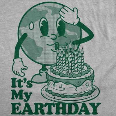 Мужские футболки Crazy Dog T-Shirts, Inc. Mens Funny T Shirts Its My Earth Day Sarcastic Graphic Tee for Men - Crazy Dog Men's T Shirt For Earth Day Light Grey S — фото 2