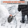 VOLTASK 24V 13-inch Cordless Snow Shovel 9.3Lbs Lightweight Snow Blower Cordless with 4-Ah Battery & Quick Charger Included for Driveway & Sidewalks - 2 of 4