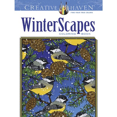 Creative Haven Winterscapes Coloring Book - (Adult Coloring Books: Seasons) by  Jessica Mazurkiewicz (Paperback)