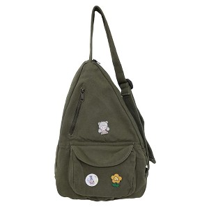 Bag for Women Crossbody Backpack Shoulder Chest Bag Daypack Small Green Travel Canvas Casual Hiking Outdoor - 1 of 4