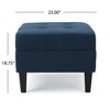 Elegant Blue Ottoman: A Perfect Addition to Your Home Decor - 3 of 3