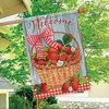 Briarwood Lane House Flag 40x28 For Outdoor Strawberries Summer For Summer House Flag - 4 of 4