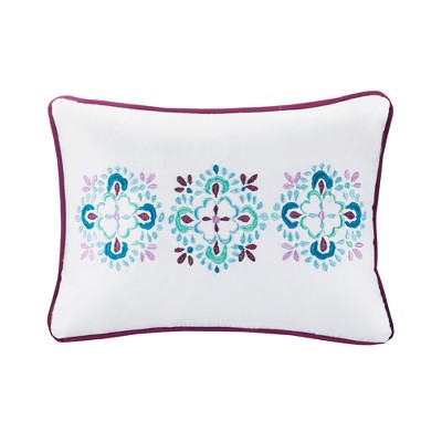 Boho Chic Embroidered Polyfill Daybed Coverlet Set