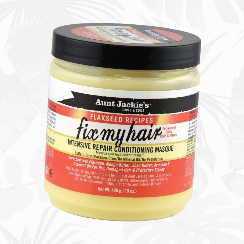 Aunt Jackie&#39;s Fix My Hair Intensive Repair Conditioning Masque - 15oz, 3 of 5