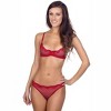Women's Duet Lace Low Rise Thong - Timpa Lingerie - 3 of 3