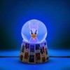 Silver Buffalo Disney Daisy Duck 3-Inch Mini Light-Up Snow Globe - 2 of 4